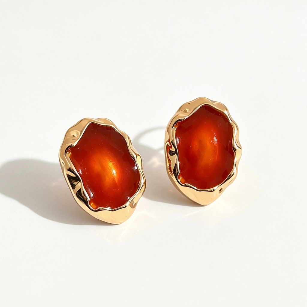 The Amber Ember Earrings