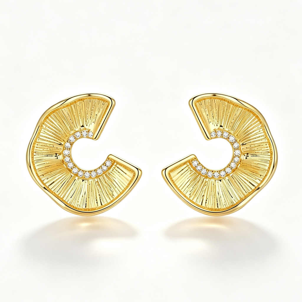 The Folded Fan Earrings