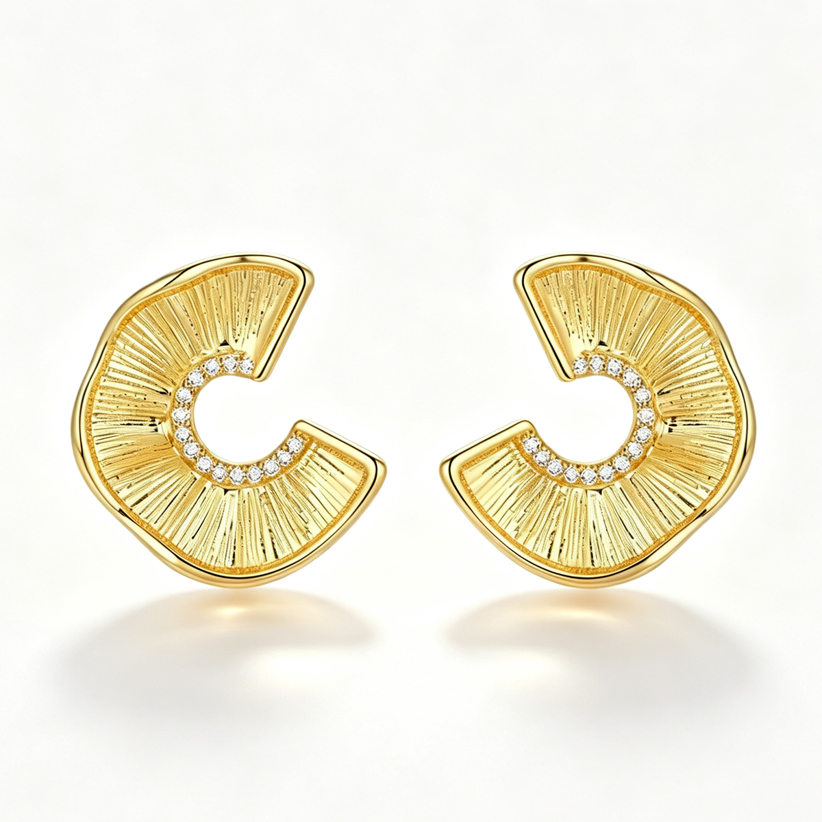 The Folded Fan Earrings