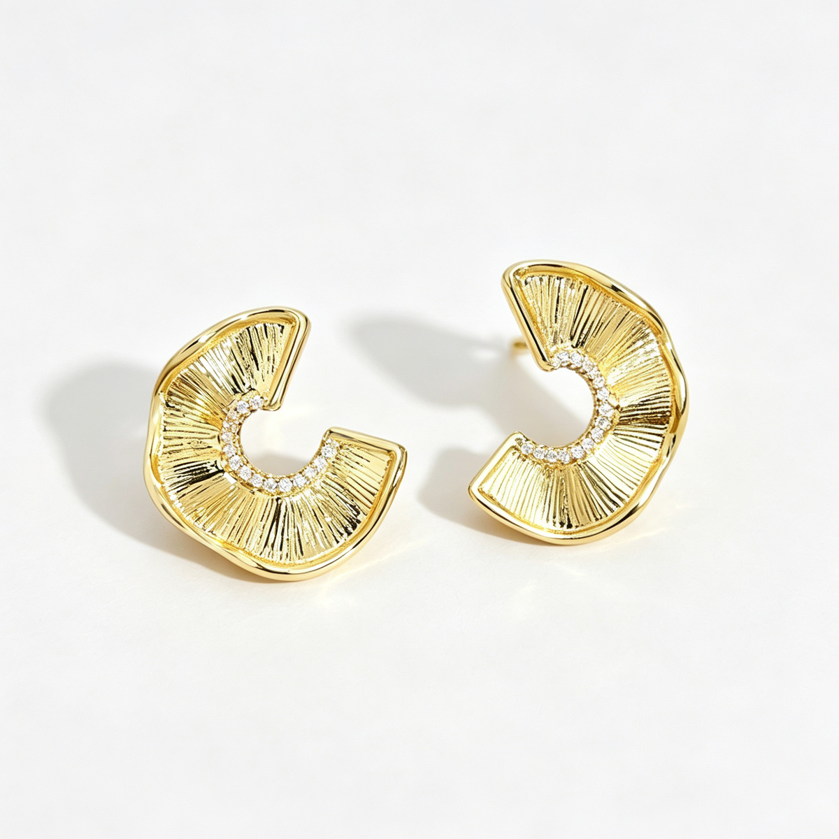 The Folded Fan Earrings