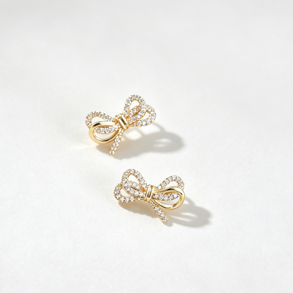 The Petite Bow Studs