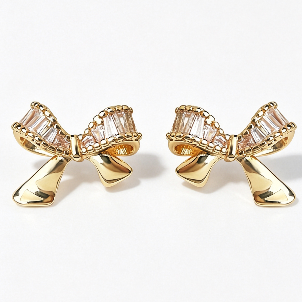 The Crossed Bow Studs