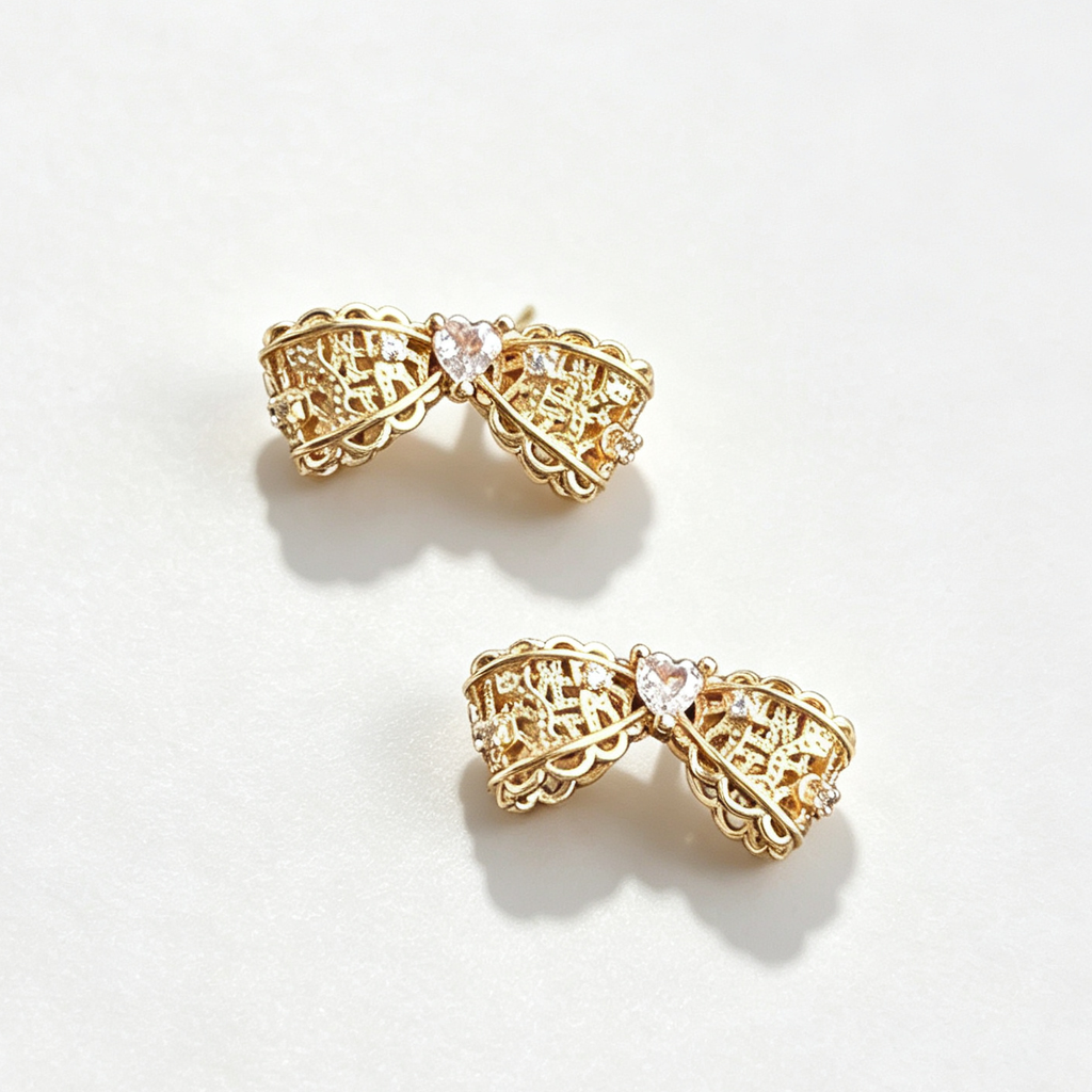 The Filigree Bow Studs
