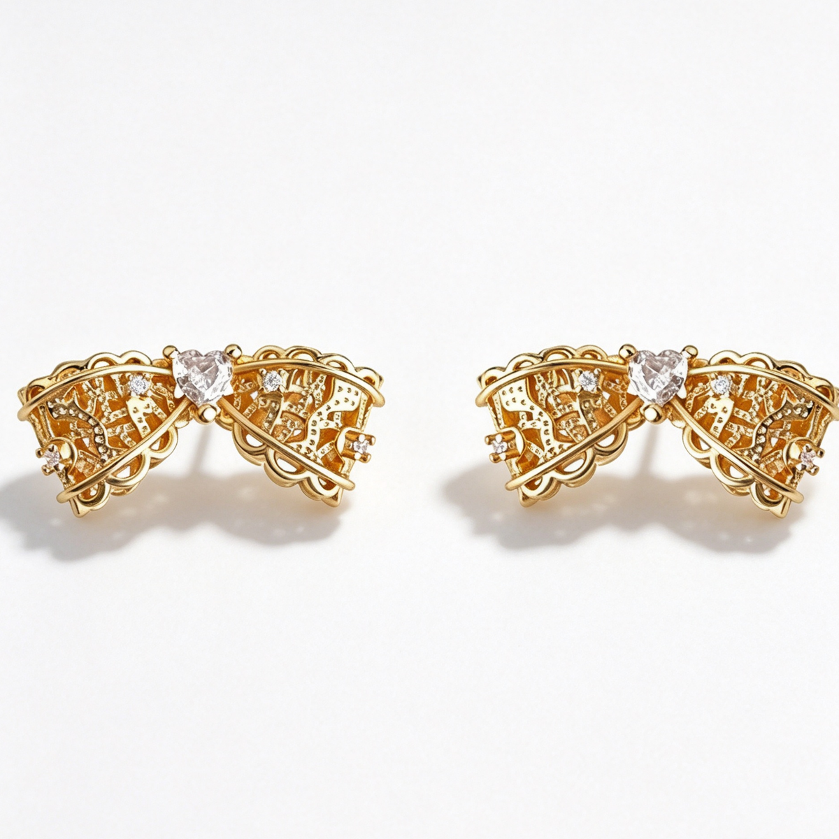 The Filigree Bow Studs