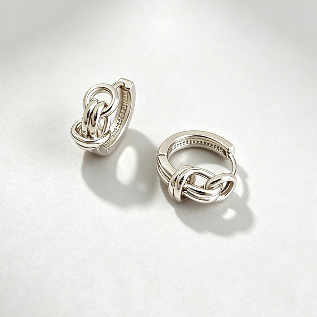 The Champagne Knot Huggies
