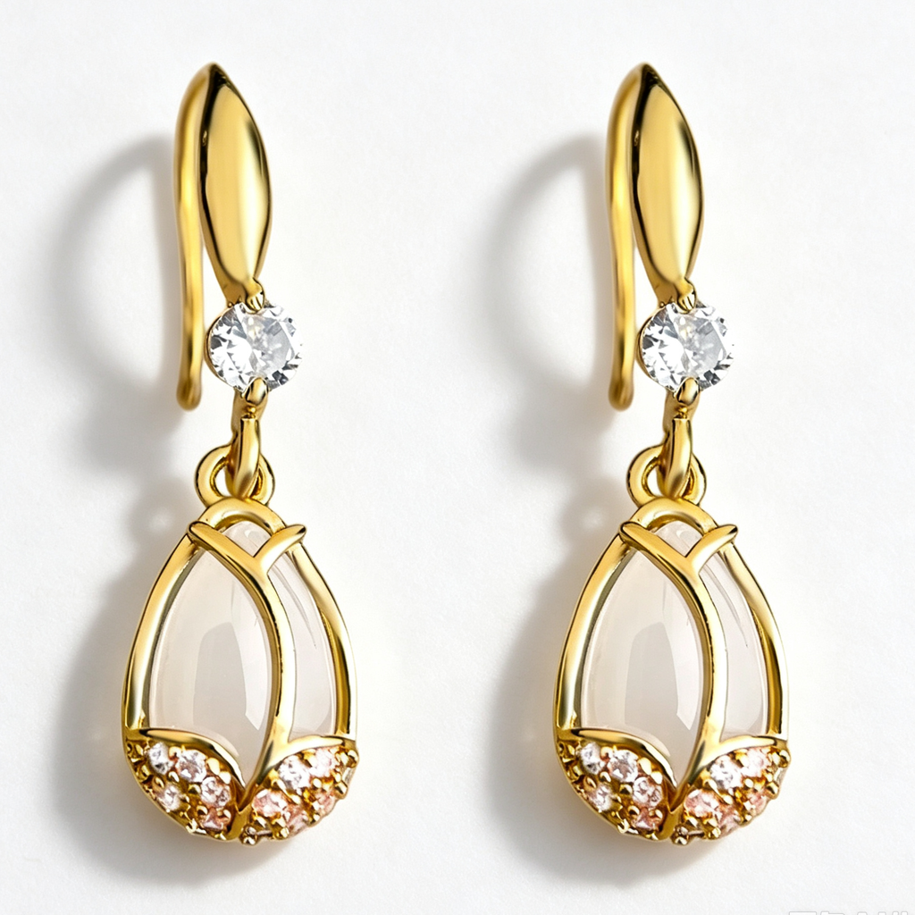The Moonlit Teardrop Earrings