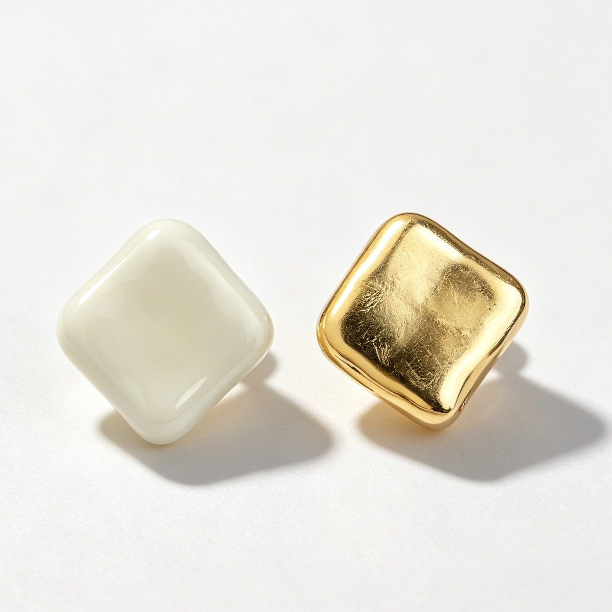 The Ivory Enamel Studs