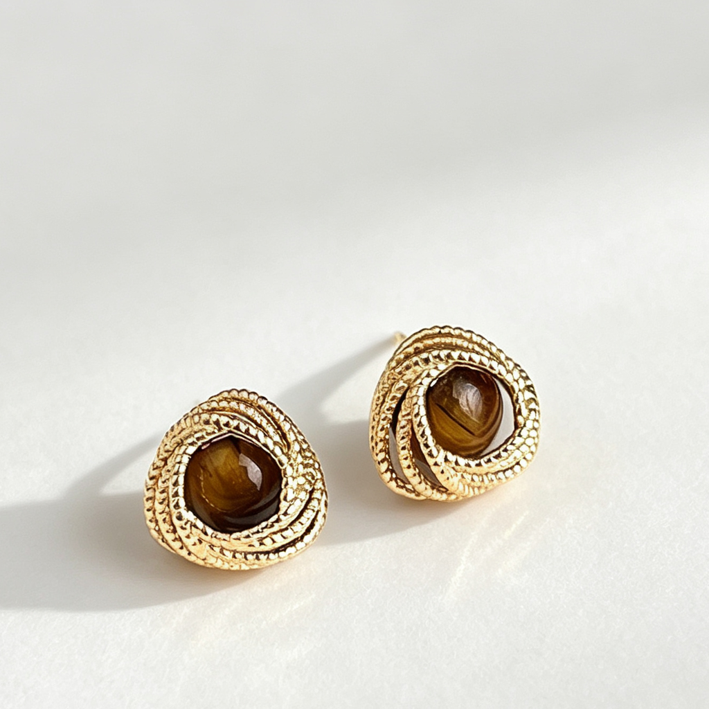 The Twisted Nest Studs