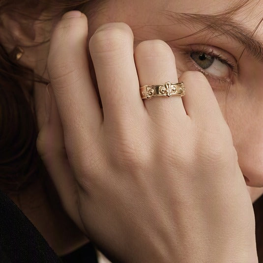 The Antique Fleur Signet Ring