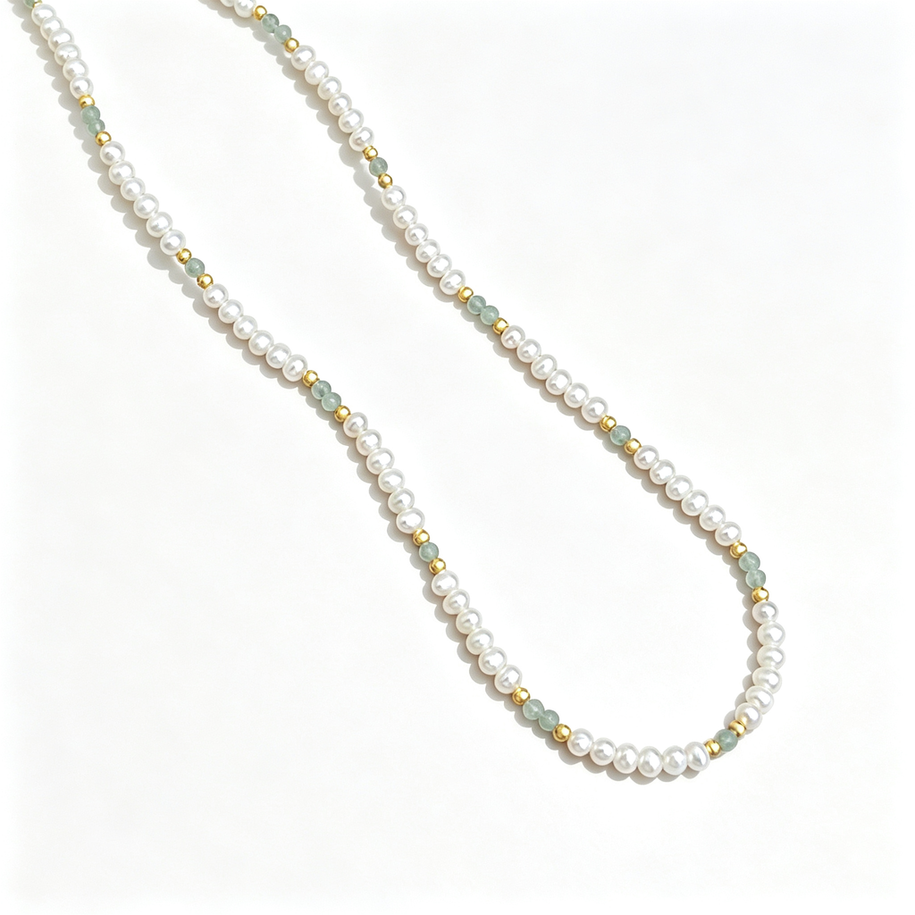 The Seafoam Pearl Necklace