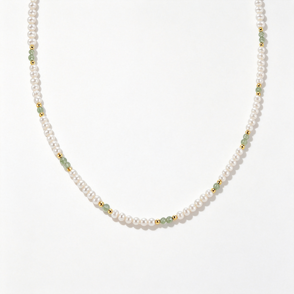 The Seafoam Pearl Necklace