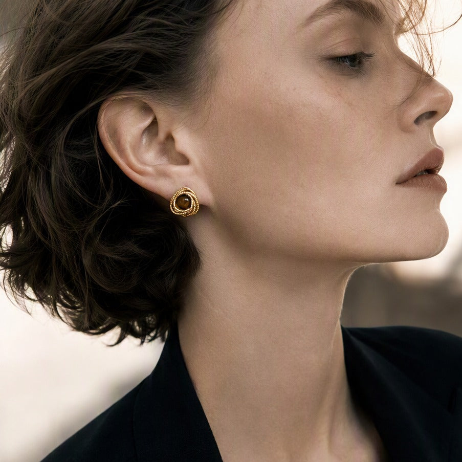 The Twisted Nest Studs