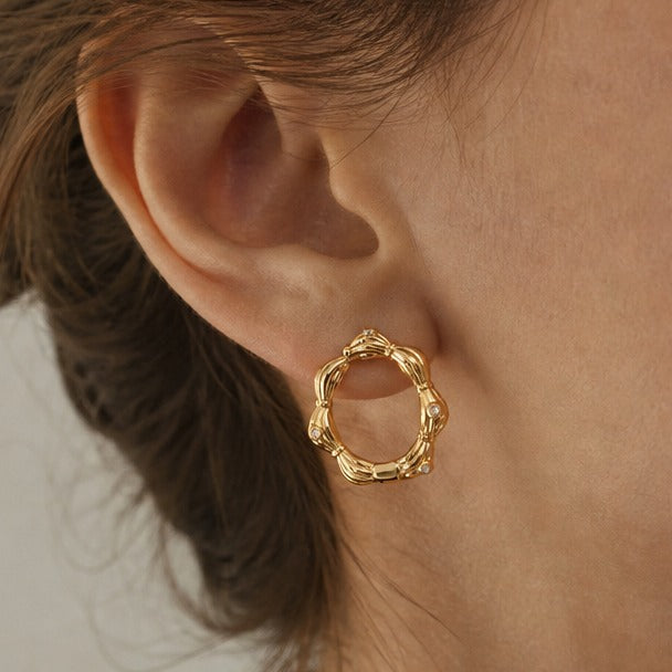 The Gilded Knot Hoops