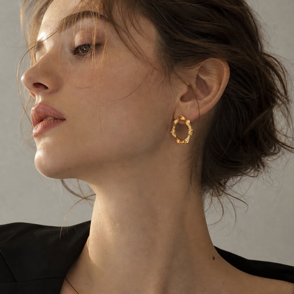 The Gilded Knot Hoops