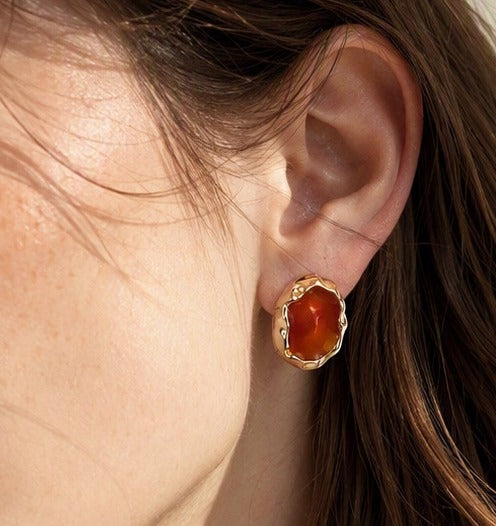 The Amber Ember Earrings