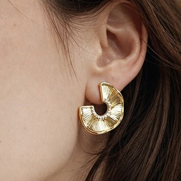 The Folded Fan Earrings