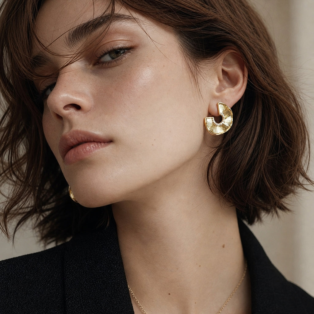 The Folded Fan Earrings